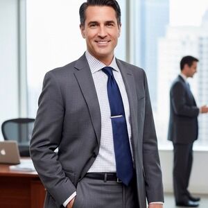 Jos A Bank Reserve Dress Shirt Men 19 35 White Purple‎ Plaid Long Sleeves Work